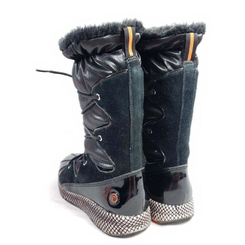 Rockport Winter Boots Womens Size 5.5 Black Rubber - Picture 5 of 7